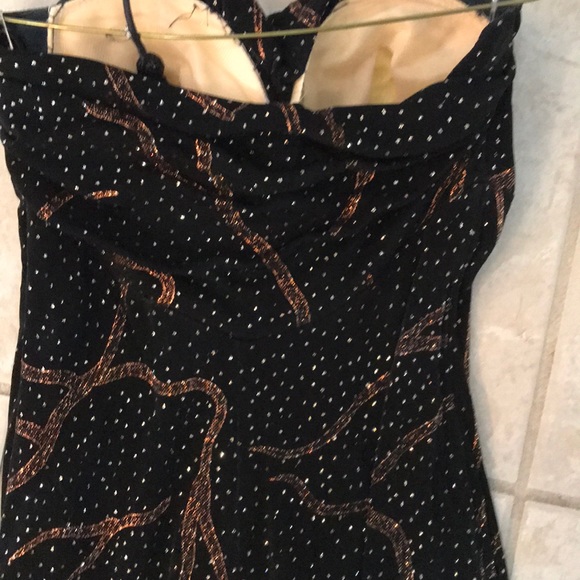 JS Boutique black w goldish brown embellishments - Picture 5 of 6
